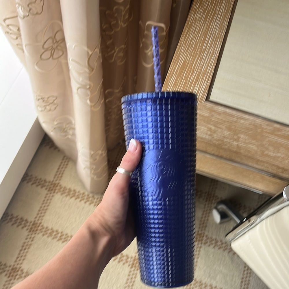 Starbucks Purple Textured Water Bottle